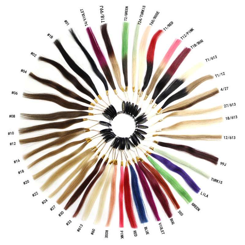 human hair color chart