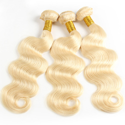 color 613 blonde hair body wave